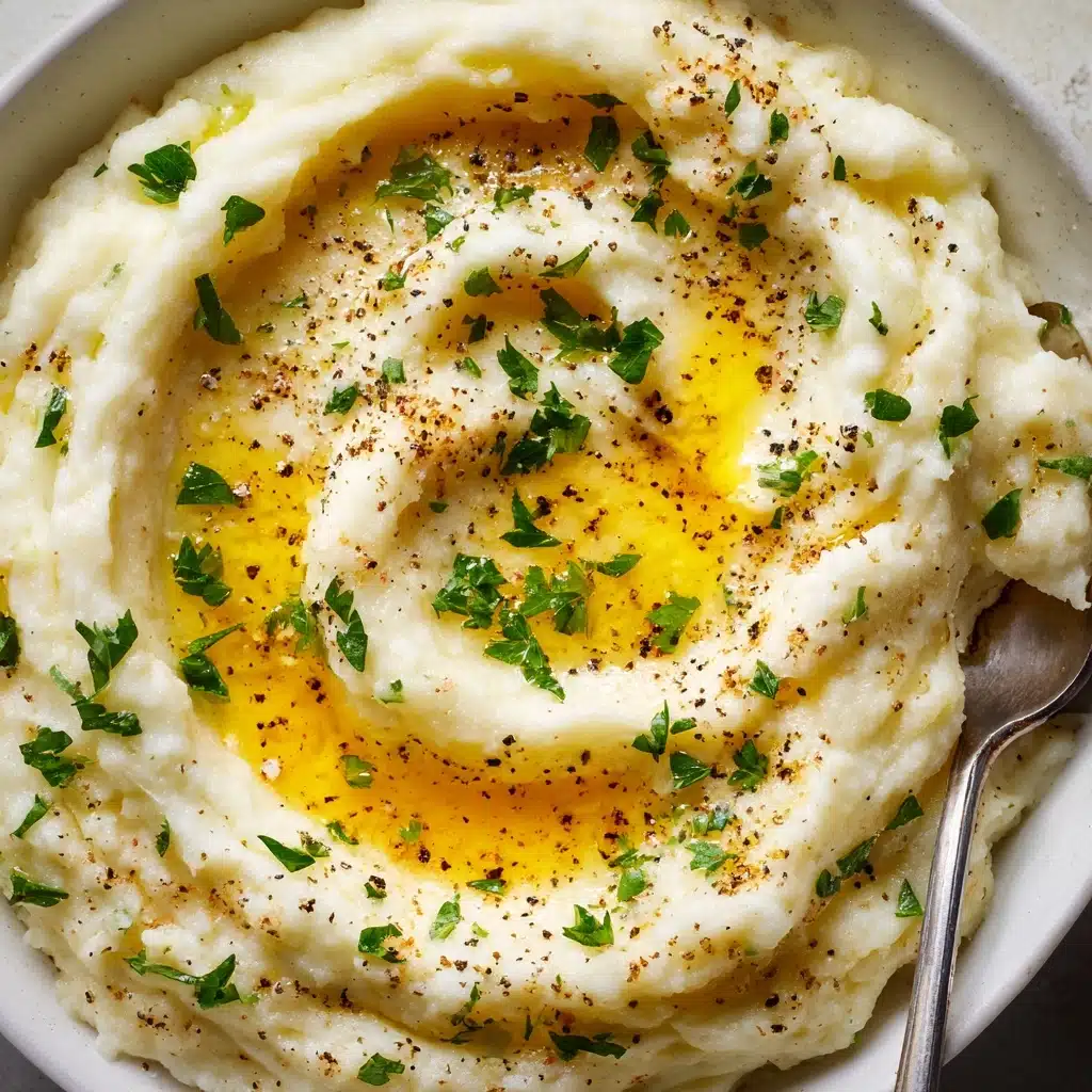 Easy Creamy Cauliflower Mashed Potatoes Recipe