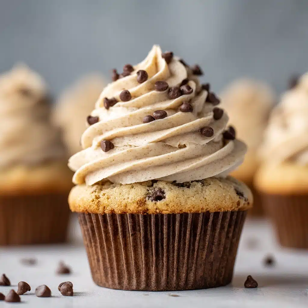 Chocolate Chip Cookie Dough Cupcakes Recipe - Recipe Image