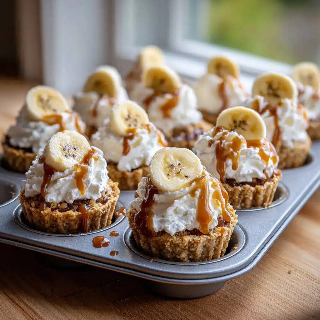 No-Bake Mini Banana Cream Pies Recipe - Recipe Image