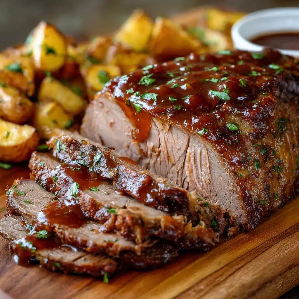 Slow Cooker Beef Brisket with BBQ Sauce Recipe
