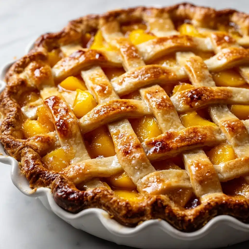 Triple Crust Peach Cobbler Recipe