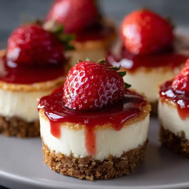 Mini Cheesecakes with Vanilla Wafer Crust Recipe