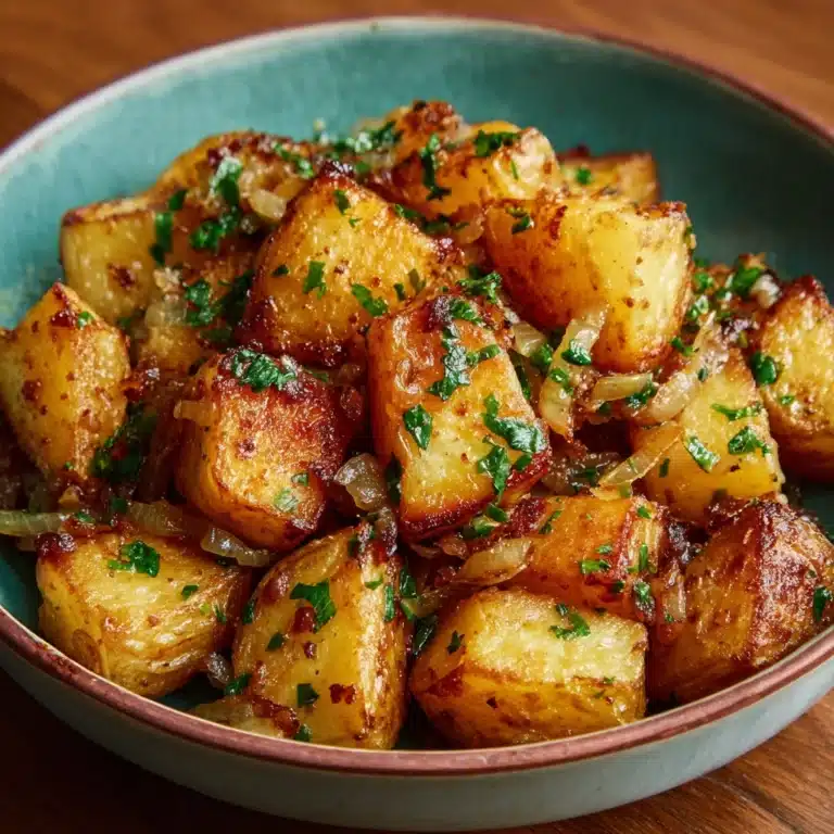 Oven Fried Potatoes & Onions Recipe