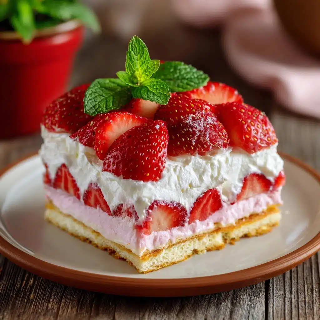 Strawberry Lasagna Recipe - Recipe Image