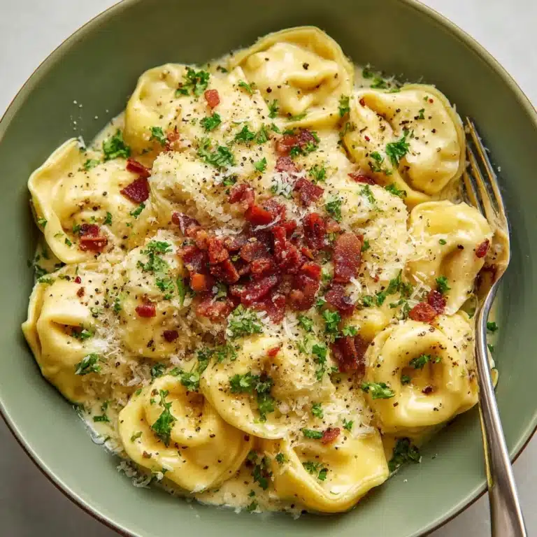 Creamy Tortellini Carbonara: A Delicious and Easy Recipe