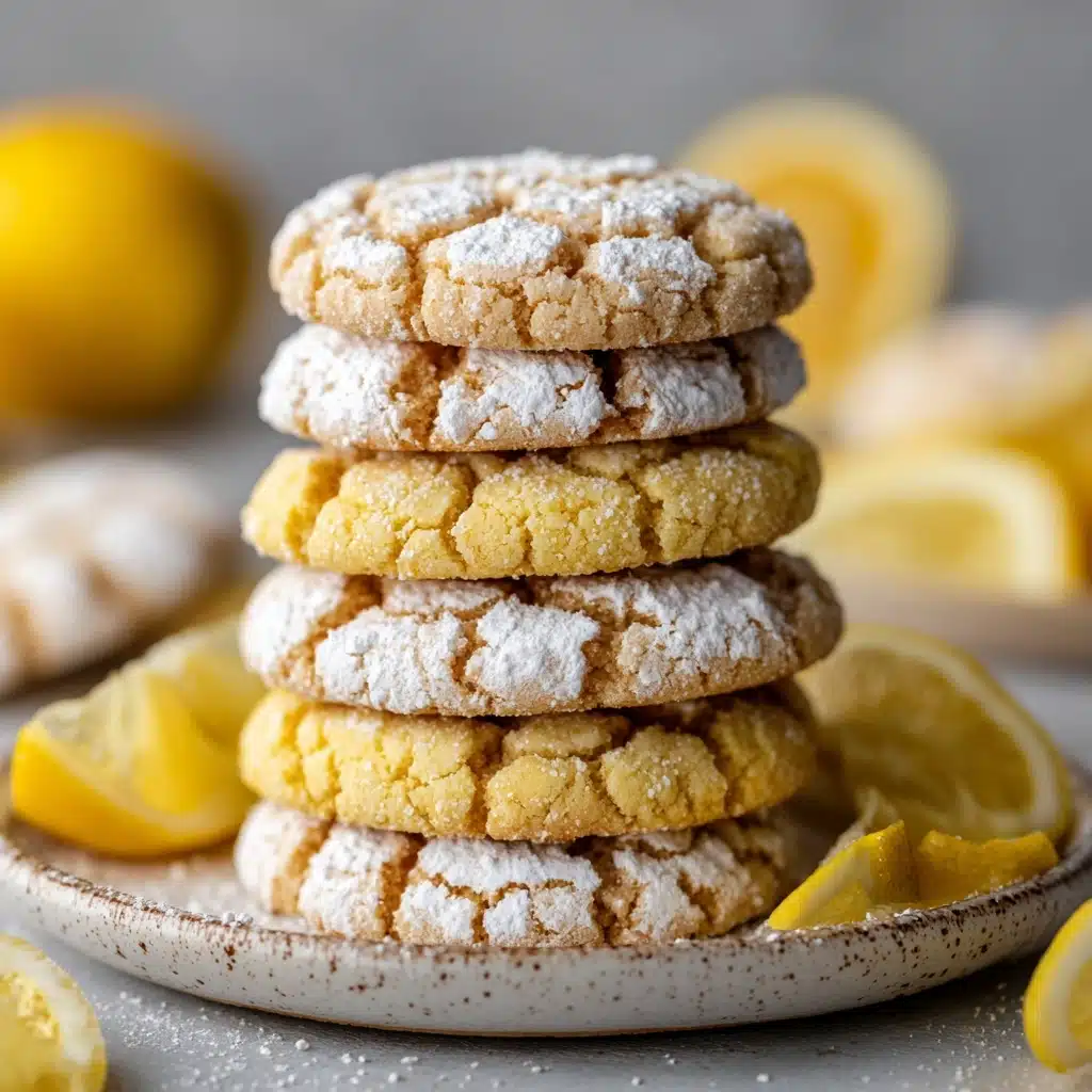 Gluten-Free Almond Flour Lemon Cookies Recipe - Recipe Image