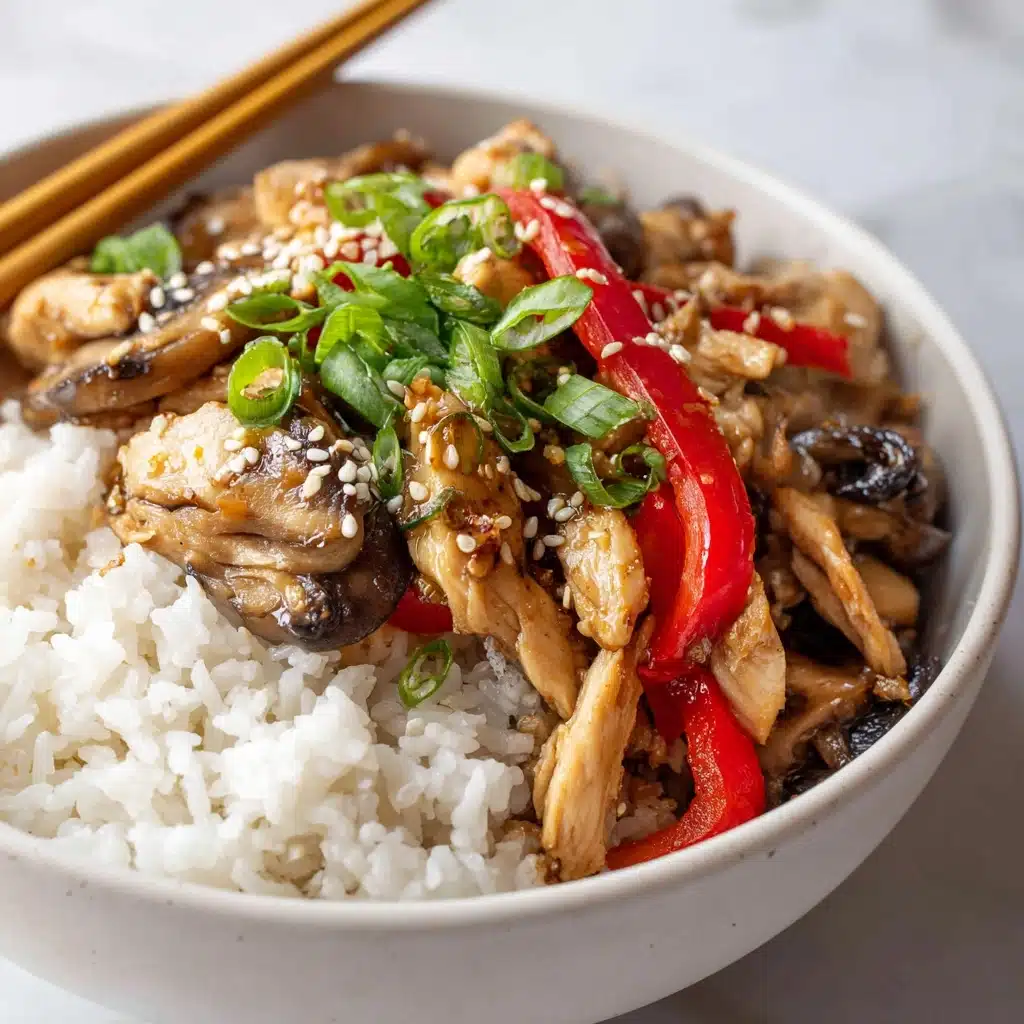 Chicken Mushroom Stir Fry Recipe - Recipe Image