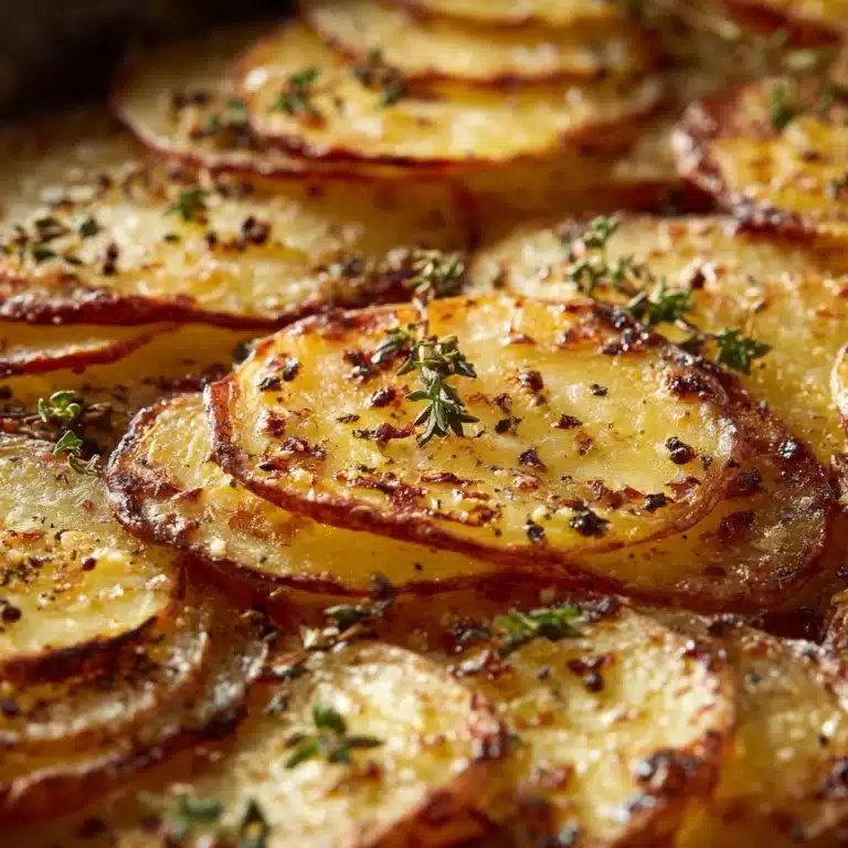 Golden Potato and Balsamic Torte with Fresh Thyme Recipe