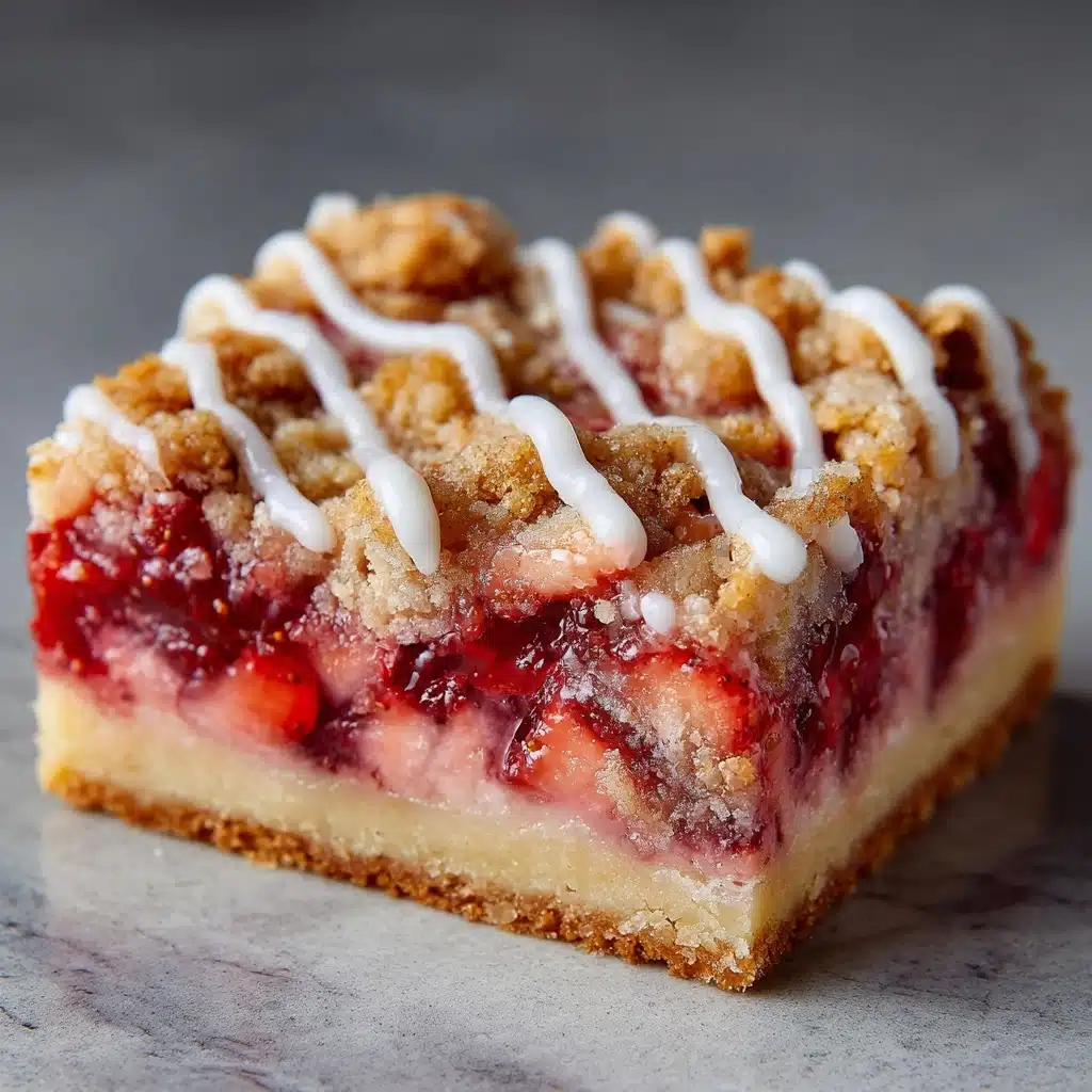 Rhubarb Shortbread Bars Recipe - Recipe Image
