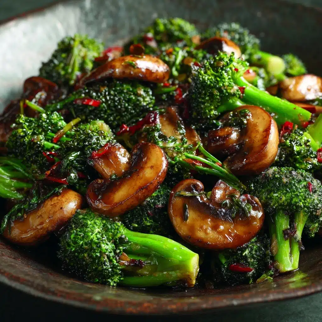 Broccoli and Mushroom Stir Fry Recipe - Recipe Image