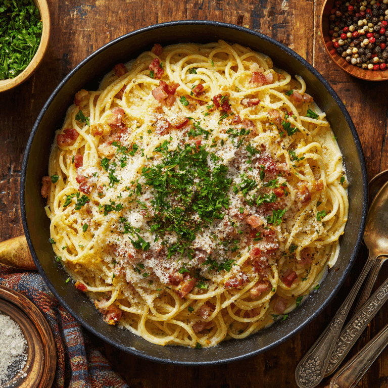 Italian Spaghetti Carbonara Recipe