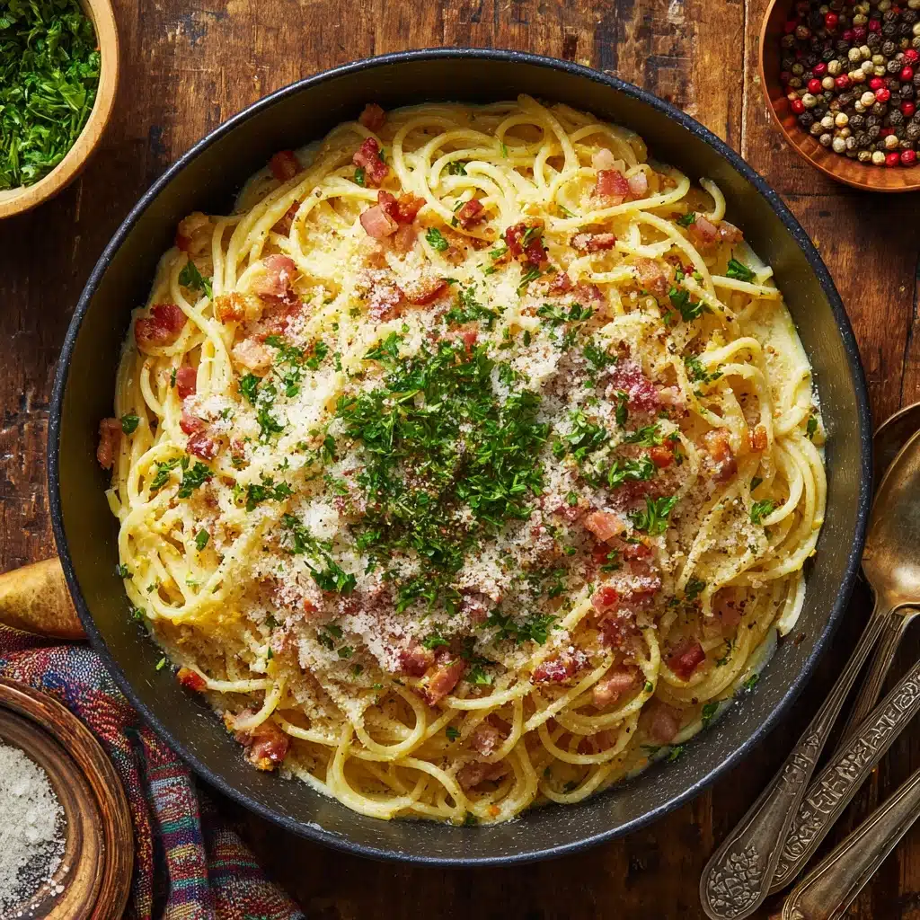 Italian Spaghetti Carbonara Recipe - Recipe Image