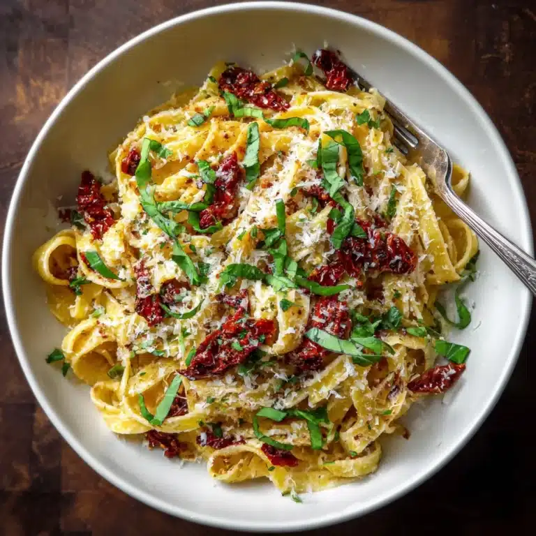 Vegan Creamy Sun-Dried Tomato Pasta Recipe