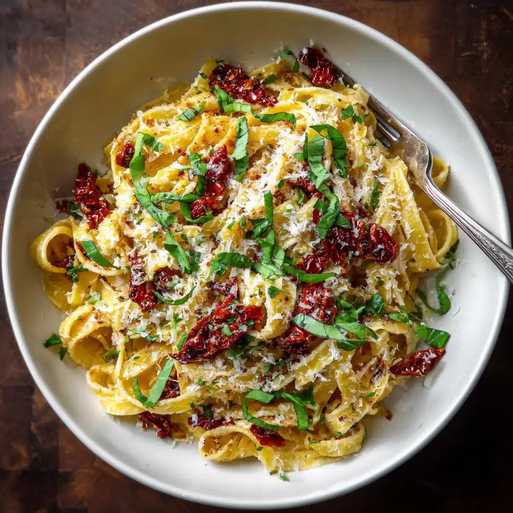 Vegan Creamy Sun-Dried Tomato Pasta Recipe - Recipe Image