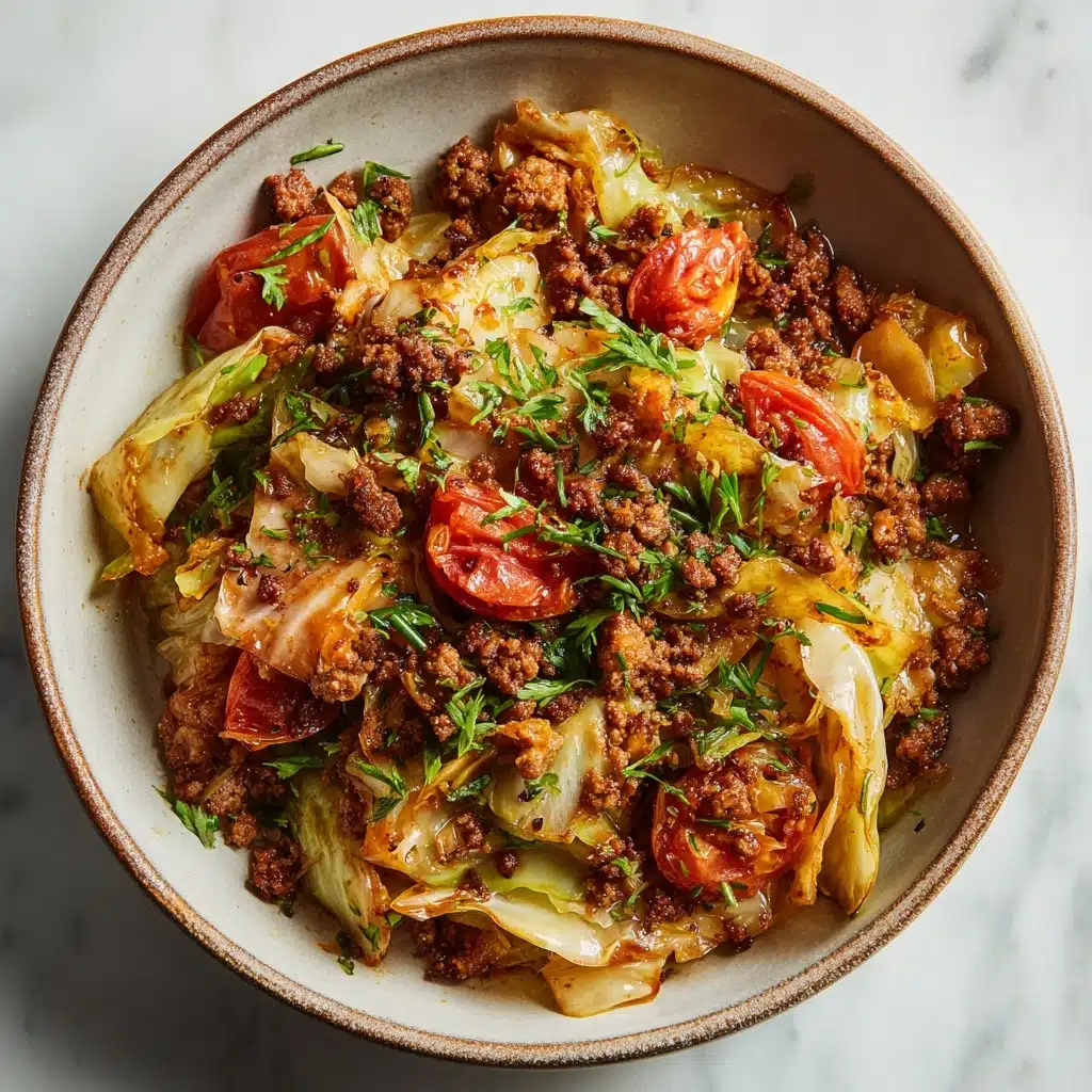 Cabbage and Ground Beef Recipe - Recipe Image