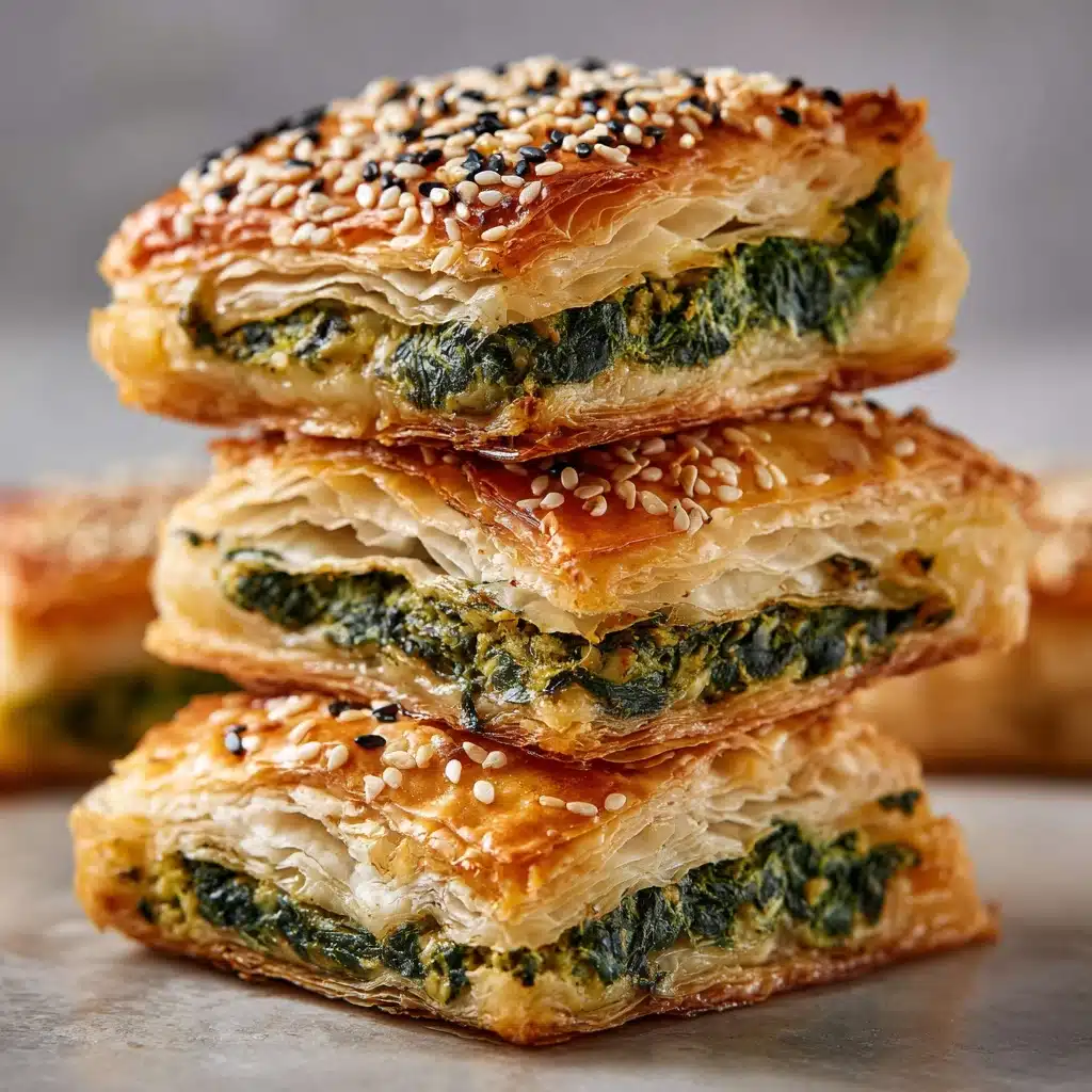 Addictive Spinach Stuffed Pastry Recipe - Recipe Image