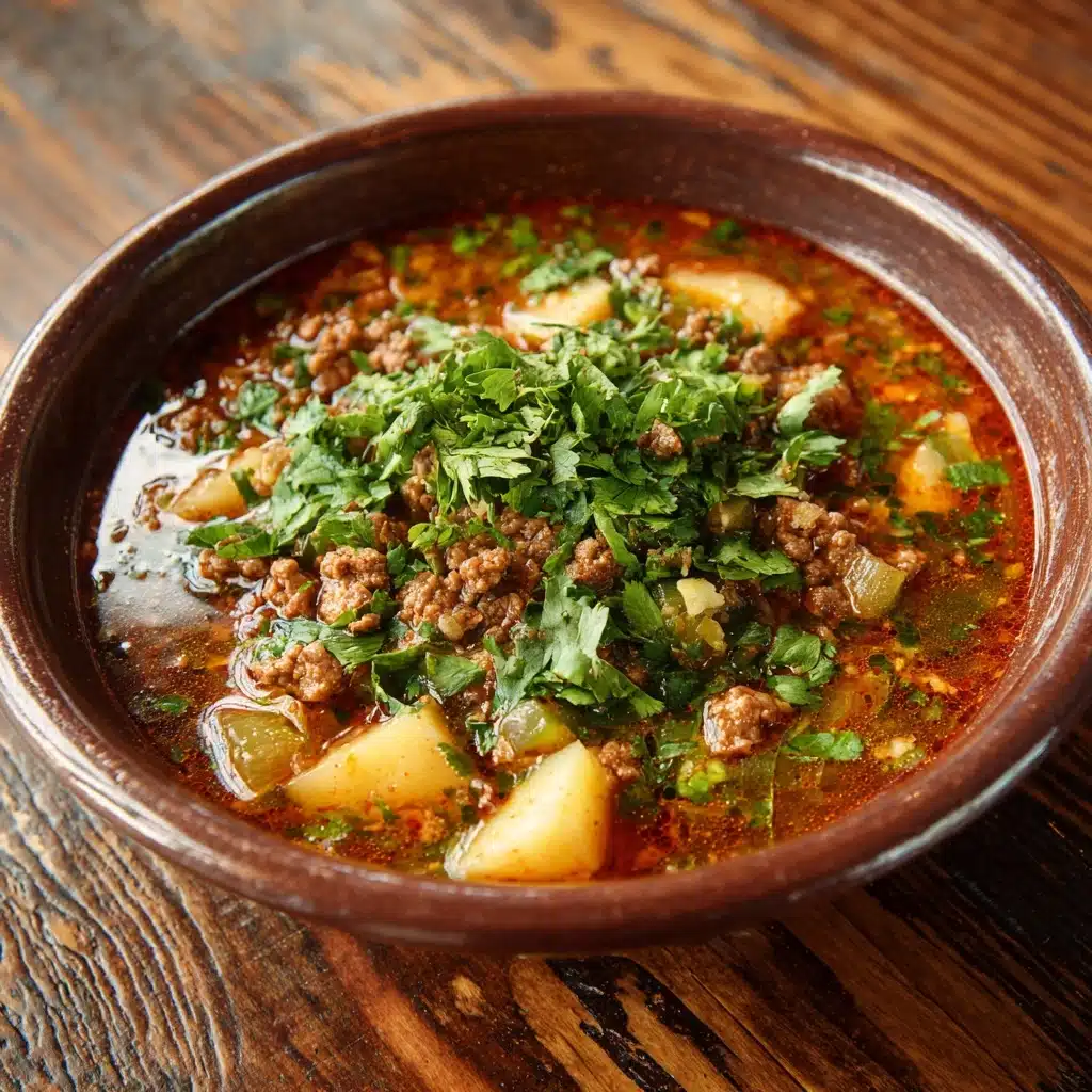 Ground Beef Enchilada Soup Recipe - Recipe Image
