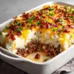 Mashed Potato Meatloaf Casserole Recipe