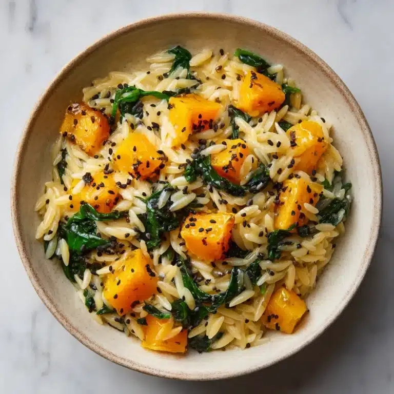 Orzo with Roasted Butternut Squash Recipe