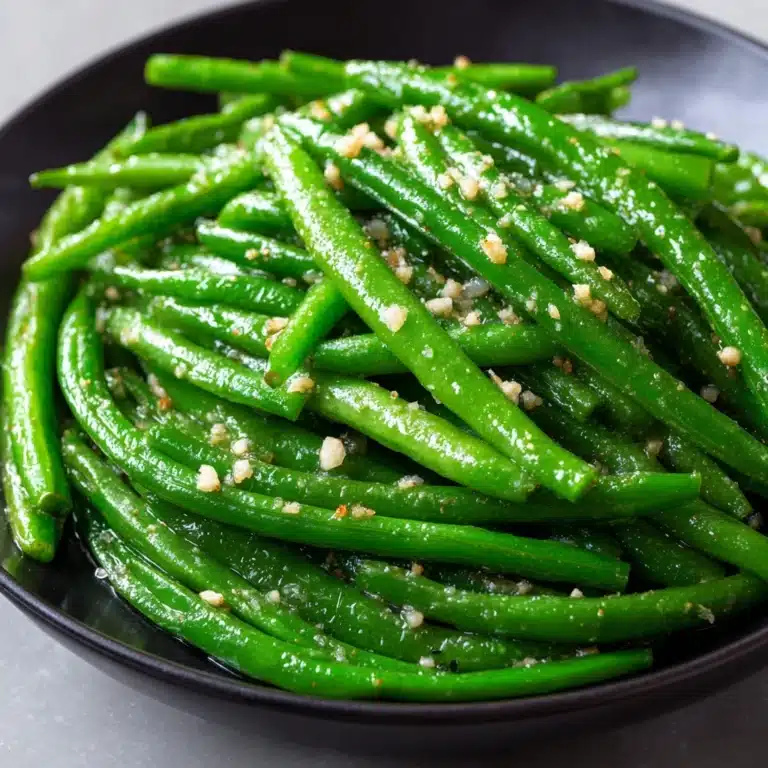 Buttery Garlic Green Beans Recipe