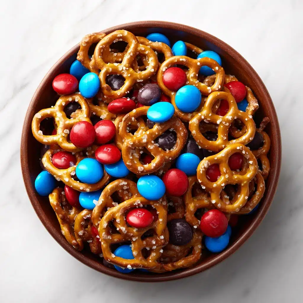 Rolo Pretzels with M\&M Candies Recipe - Recipe Image