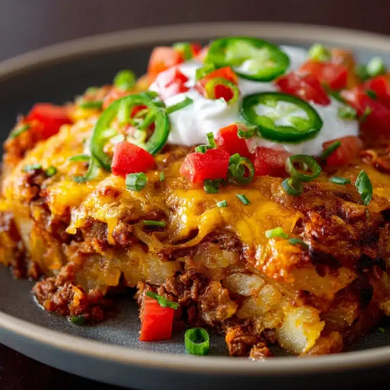 Cheeseburger Tater Tot Nachos Recipe