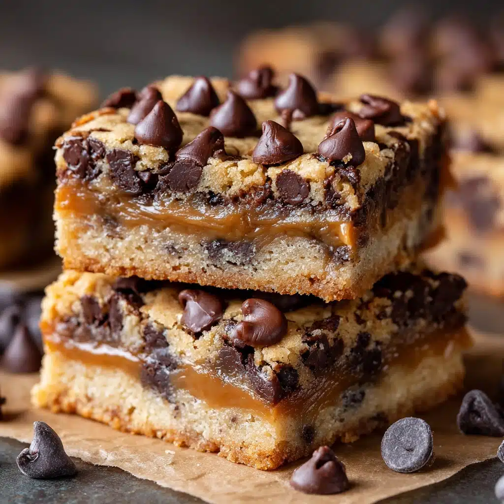 Chocolate Chip Caramel Bars Recipe - Recipe Image