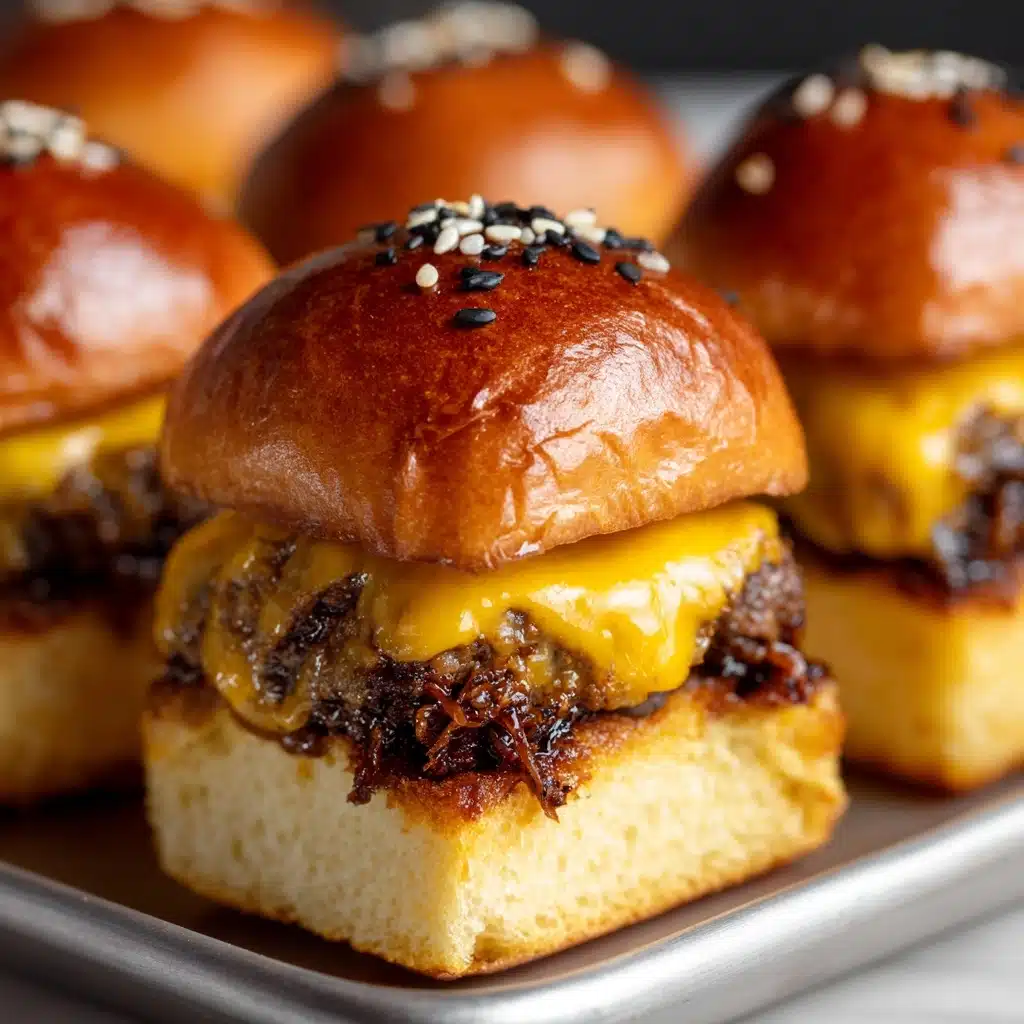 Hawaiian Roll Cheeseburger Sliders Recipe - Recipe Image