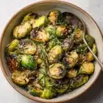 Garlic Parmesan Brussels Sprouts Recipe
