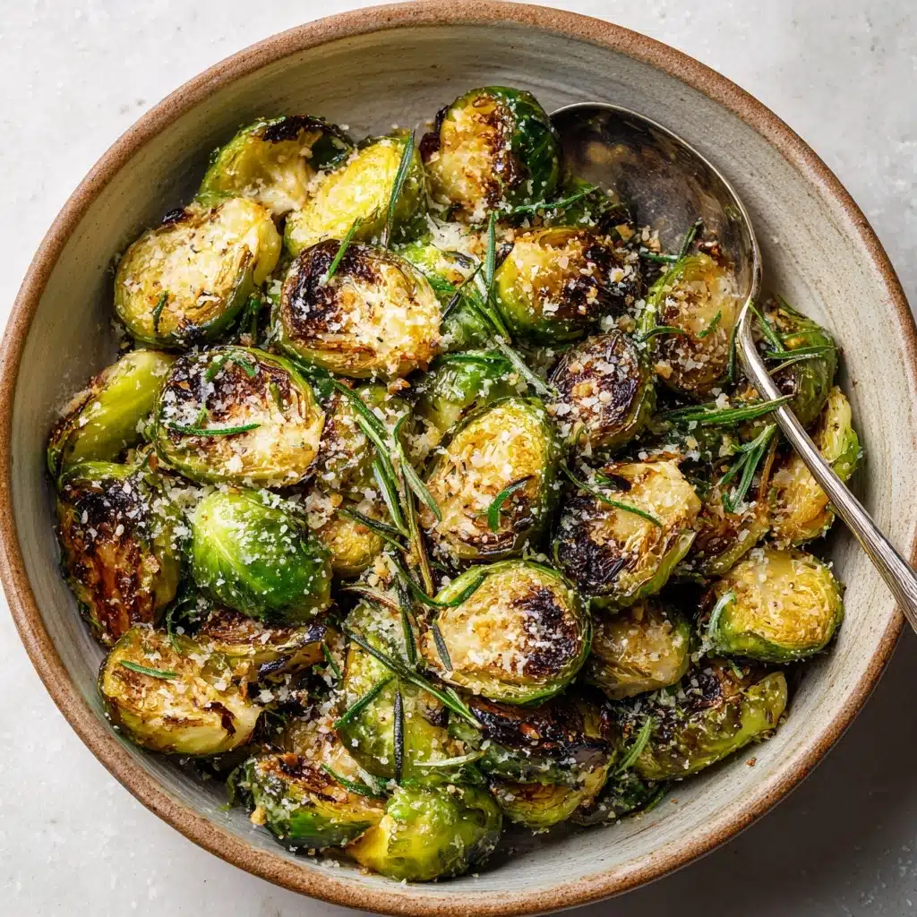 Garlic Parmesan Brussels Sprouts Recipe