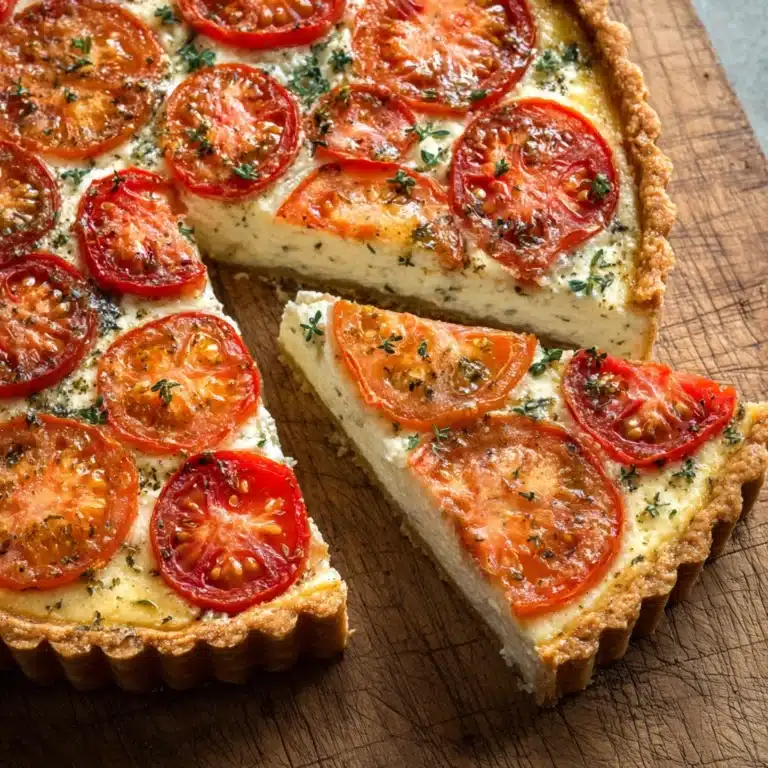 Tomato Ricotta Tart in Puff Pastry Recipe