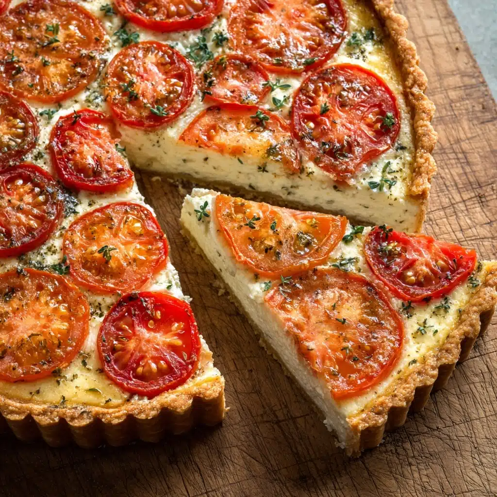 Tomato Ricotta Tart in Puff Pastry Recipe