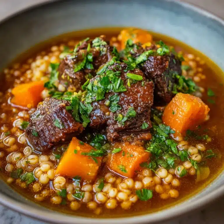 Beef and Barley Soup Recipe