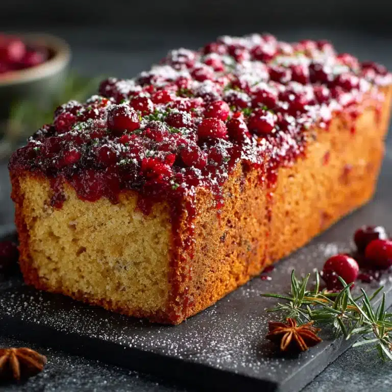 Christmas Cranberry Loaf Recipe