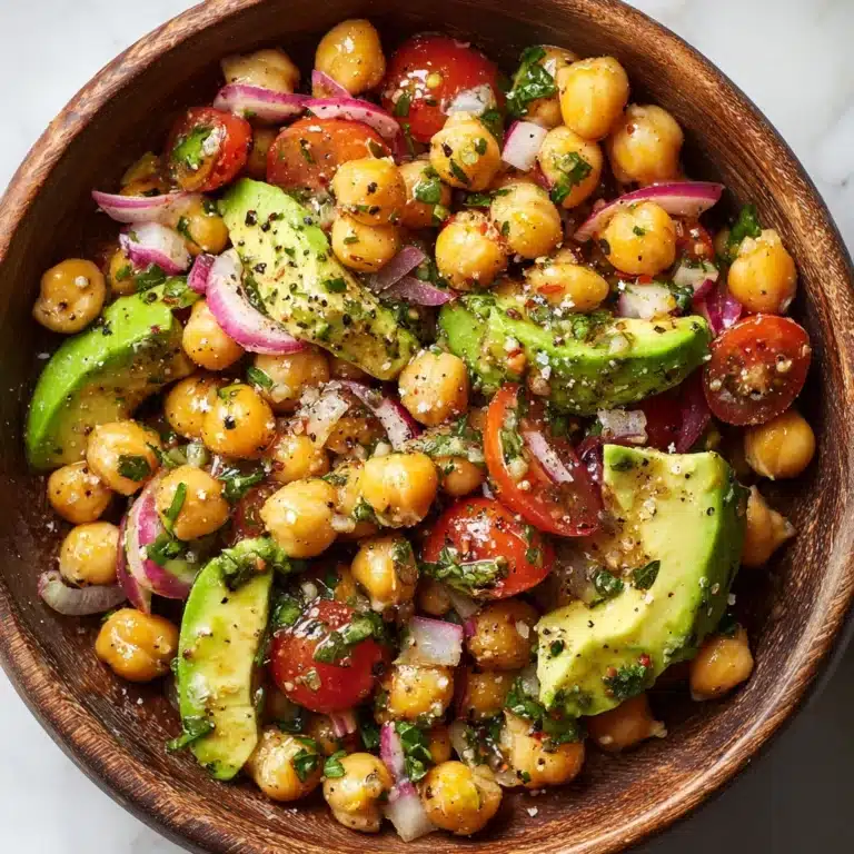 Avocado Chickpea Salad Recipe