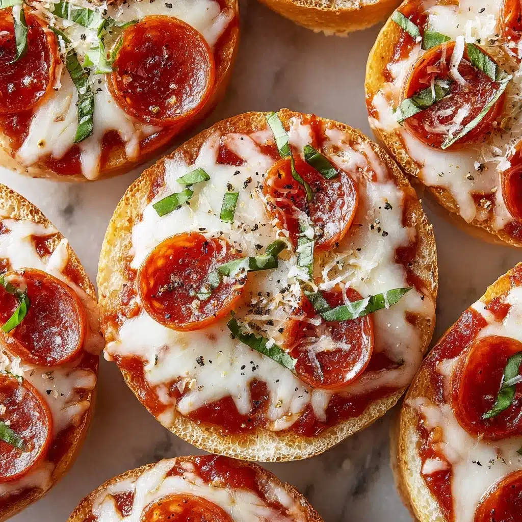 Easy Pizza Bagel Bites Recipe - Recipe Image