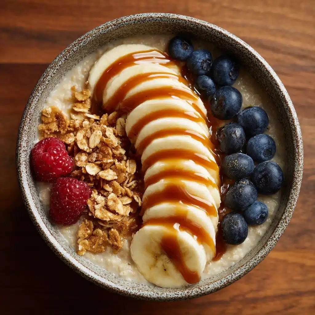 Caramelized Banana Split Overnight Oats Recipe - Recipe Image