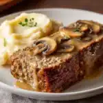 Meatloaf with Mushroom Gravy Recipe