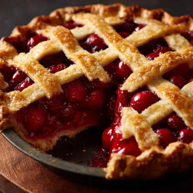 Braided Cranberry-Orange Pie Recipe