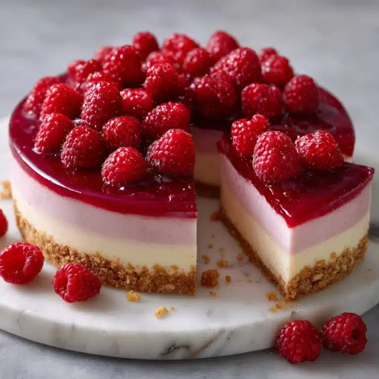 Easy Baked Raspberry Cheesecake Recipe