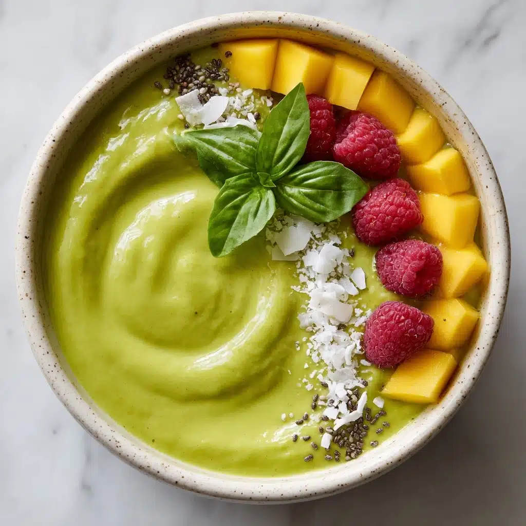 Green Mango Smoothie Bowl Recipe