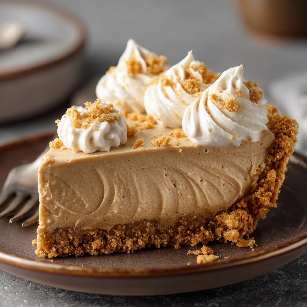 Fluffy No-Bake Peanut Butter Pie Recipe