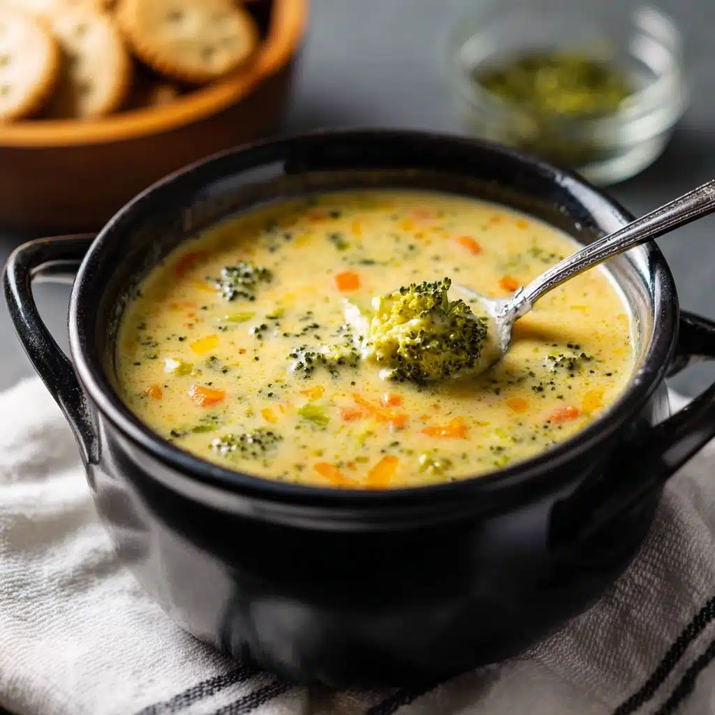 Healthy Broccoli Cheddar Soup Recipe
