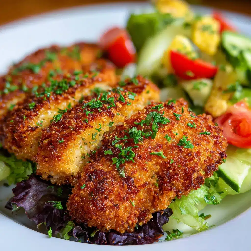 Air Fryer Chicken Caesar Cutlets Recipe - Recipe Image
