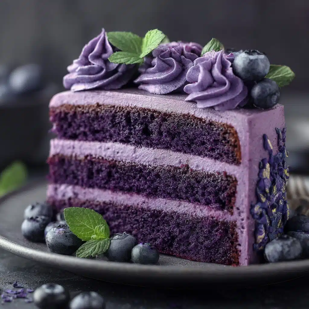 Purple Velvet Cake Recipe - Recipe Image