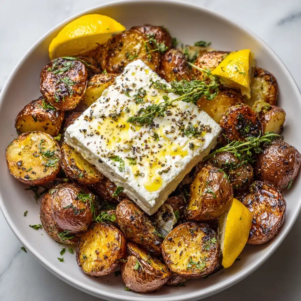 Baked Feta Potatoes Recipe - Recipe Image
