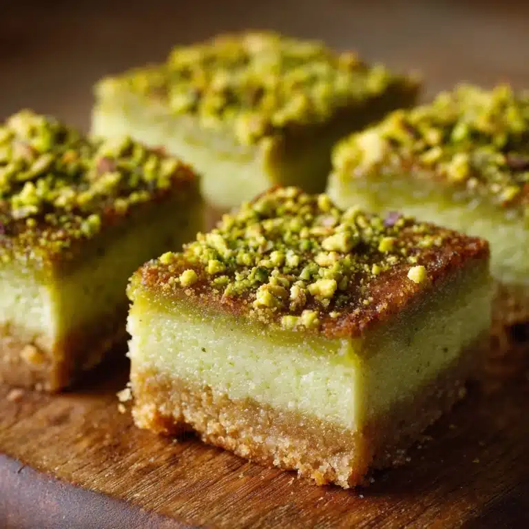 Buttery Pistachio Sugar Cookie Bars Recipe