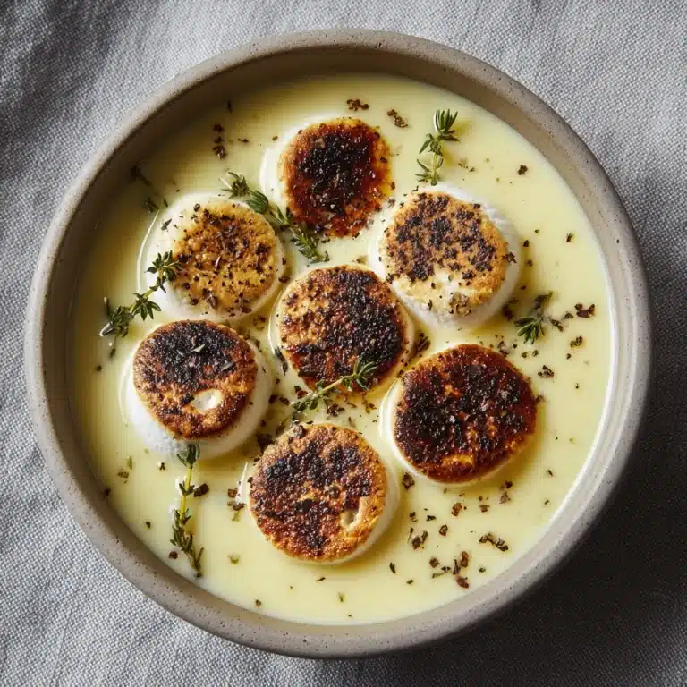 Creamy Roasted Garlic Potato Soup Recipe