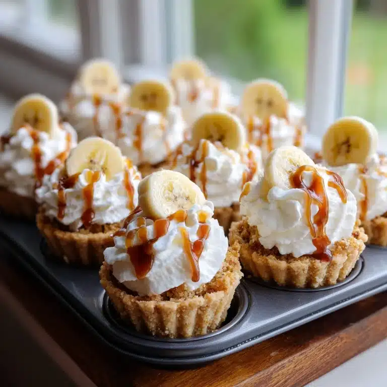 No-Bake Mini Banana Cream Pies Recipe
