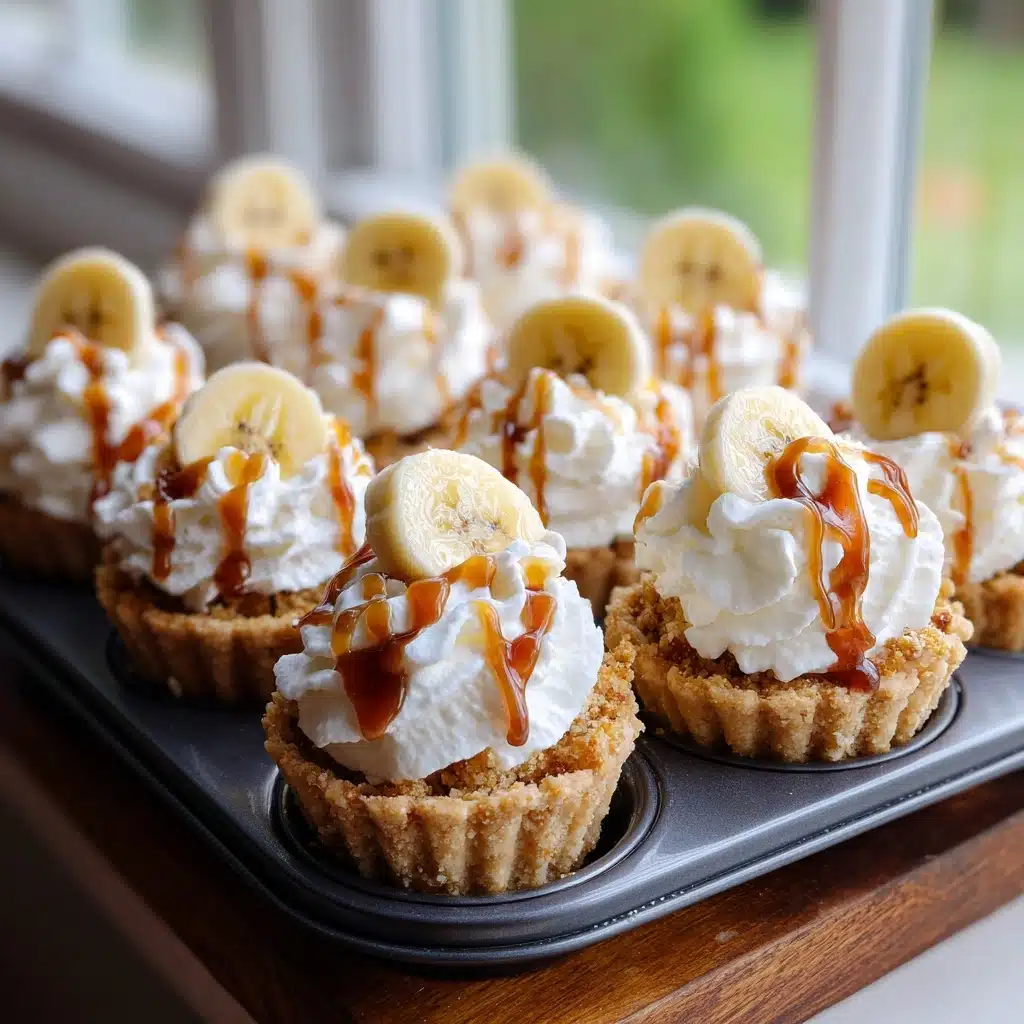 No-Bake Mini Banana Cream Pies Recipe - Recipe Image